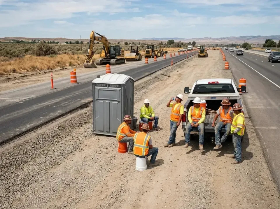 highway-road-construction-crew-007 — frequently asked questions, Porta Potty and Restroom Rentals in Pleasant Hills, MD